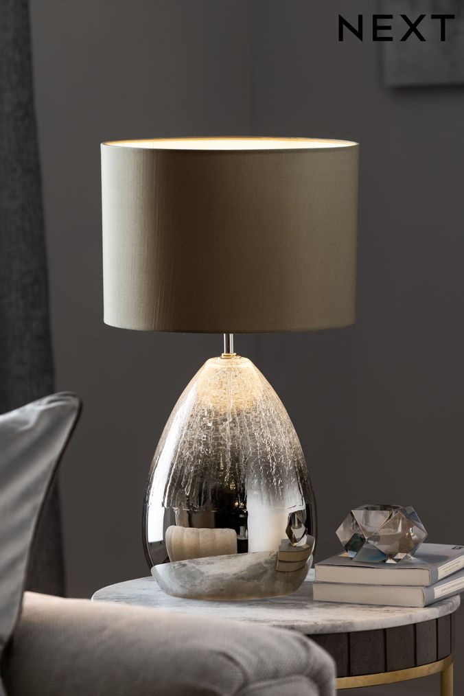 Next shop lamps silver