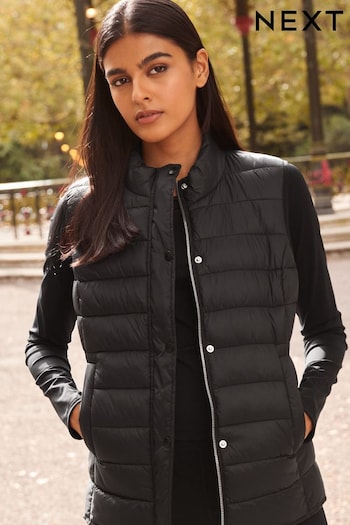 Black Lightweight Padded Gilet (795672) | £40