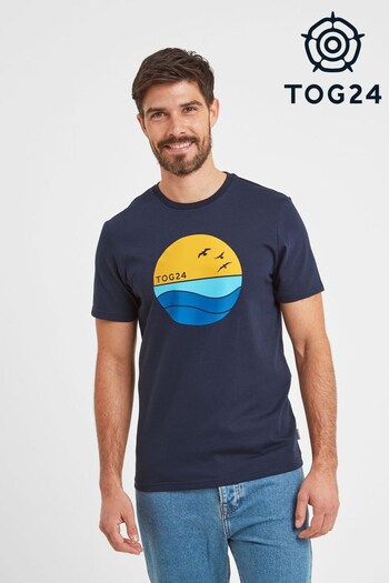 Tog 24 Mens Blue Donnell T-Shirt (795695) | £24