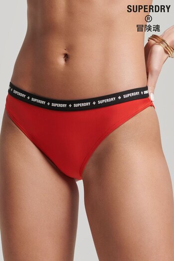 Superdry Red Micro Elastic Bikini Briefs (796486) | £25