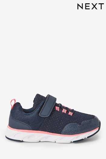 Navy Blue/Pink Runner Trainers (796500) | £22 - £28