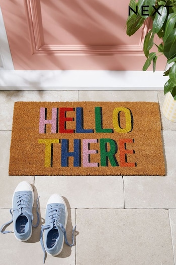 Multi Hello There Doormat (797056) | £14 - £24