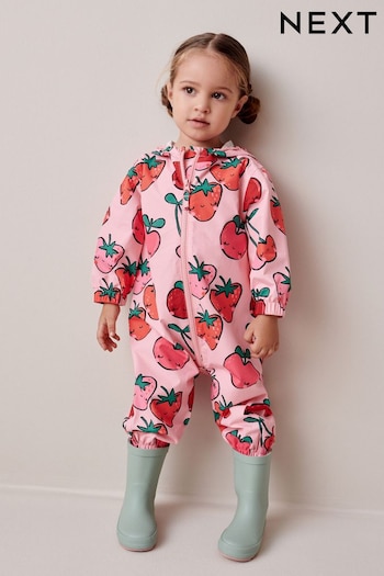Pink Character Waterproof Printed Puddlesuit (3mths-7yrs) (797199) | £19 - £23