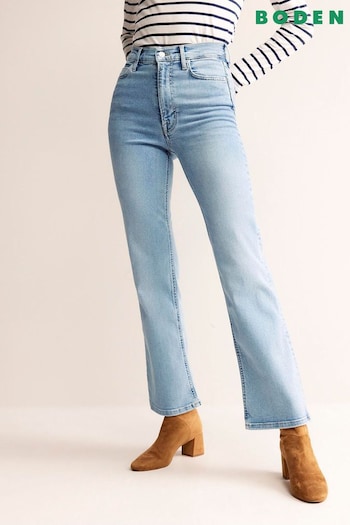 Boden Blue High Rise True Straight Jeans (797287) | £80