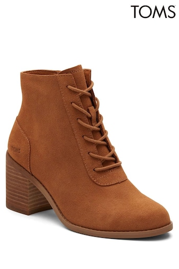 TOMS Natural Evelyn Boots lace-up (797669) | £110
