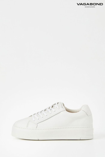 Vagabond Judy White Leather Trainers (797826) | £110