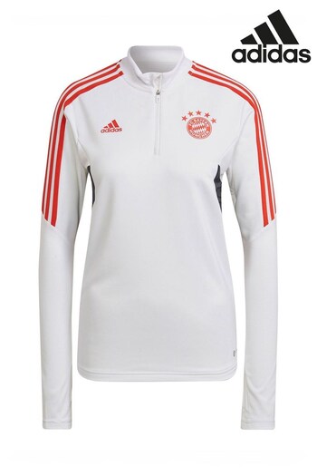 adidas White FC Bayern Training Top Womens (797869) | £63