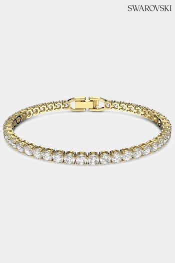 Swarovski Gold Tennis Bracelet (798331) | £155