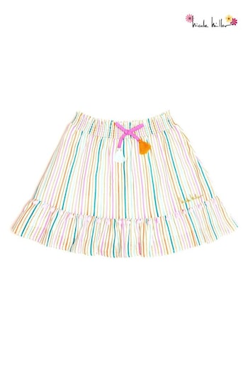 Nicole Miller Striped Cotton Multi Skirt (798447) | £32 - £35