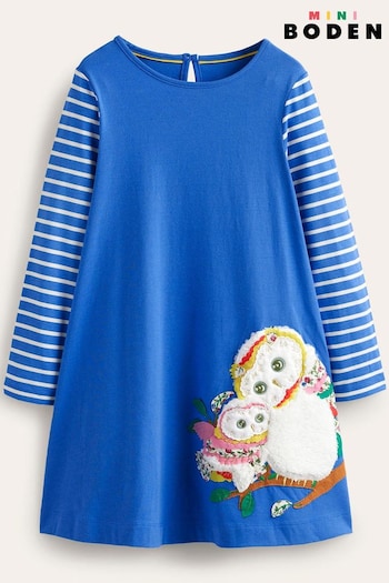 Boden Blue Big Appliqué Dress (798870) | £29 - £34