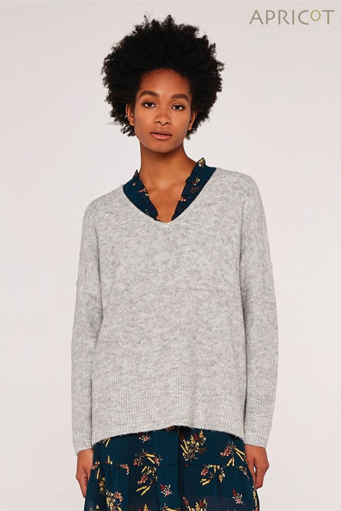 Buy Women s Silver Knitwear Online Next UK
