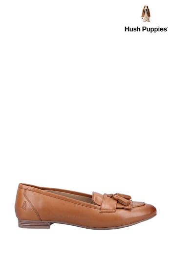 Hush Puppies Marissa Brown Tassel Loafers (799445) | £75