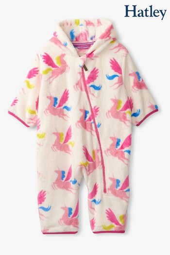 Hatley Cream Pretty Pegasus Fleece Baby Bundler (799903) | £35