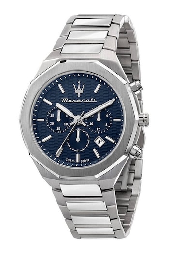 Maserati Gents Silver Tone Stile Watch (7AT101) | £279