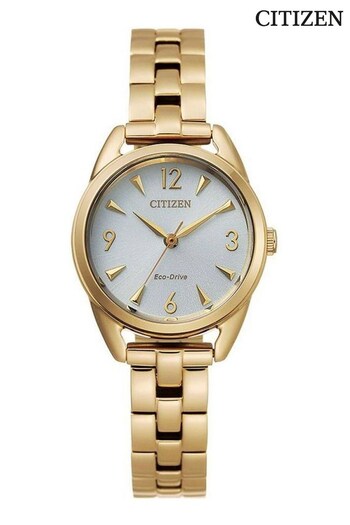 Citizen Ladies Gold Tone Silhouette Ltr Mini Watch (7XM036) | £219
