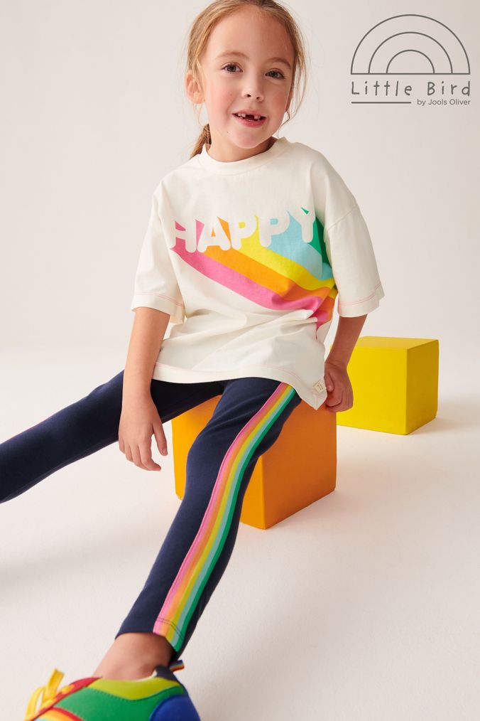 Buy Girls Top Legging Set Rainbow Tops Online Next UK