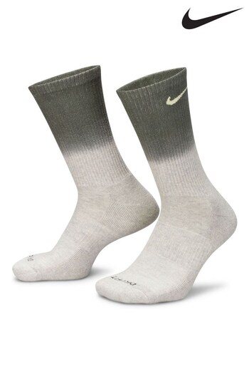 Nike Grey Everyday Plus Cushioned Crew Socks 2 Pack (800598) | £17