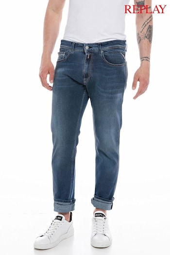 Replay Grover Straight Fit D-Staq Jeans (800942) | £130