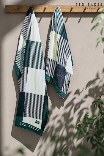 Ted Baker Green House Check Beach Towel (800959) | £40