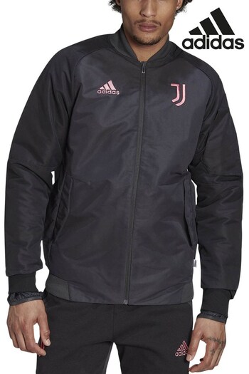 adidas Black Juventus Travel Jacket (801758) | £180