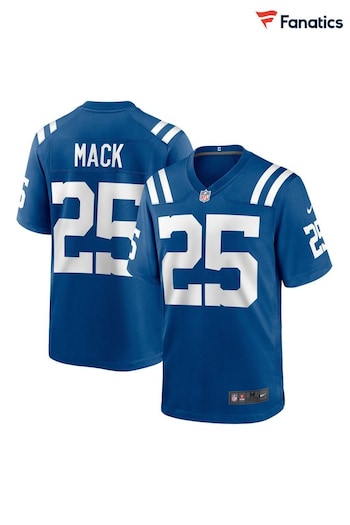 Nike Blue NFL Indianapolis Colts Game Team Colour Jersey - Marlon Mack (801861) | £105