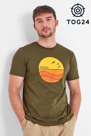 Tog 24 Mens Green Donnell T-Shirt (802671) | £24