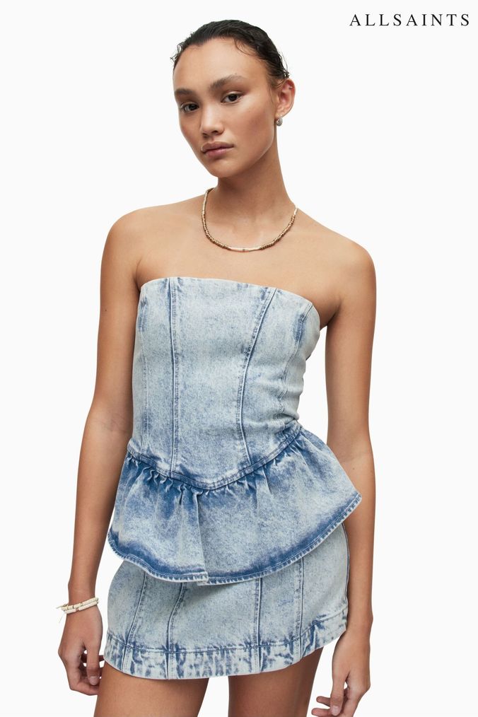 Allsaints store denim dress
