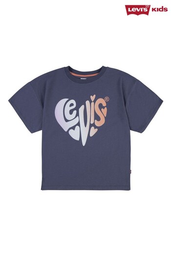 Levi's® Blue Heart Logo Oversized T-Shirt (803342) | £25 - £26