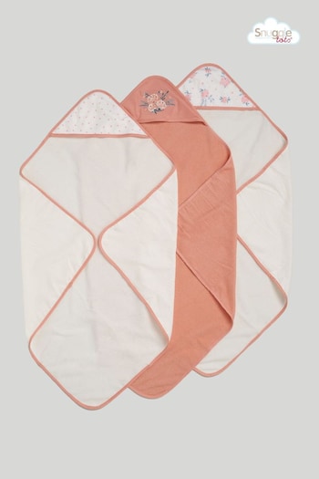 Little Gent White Hooded Towel 3-Pack (803706) | £22