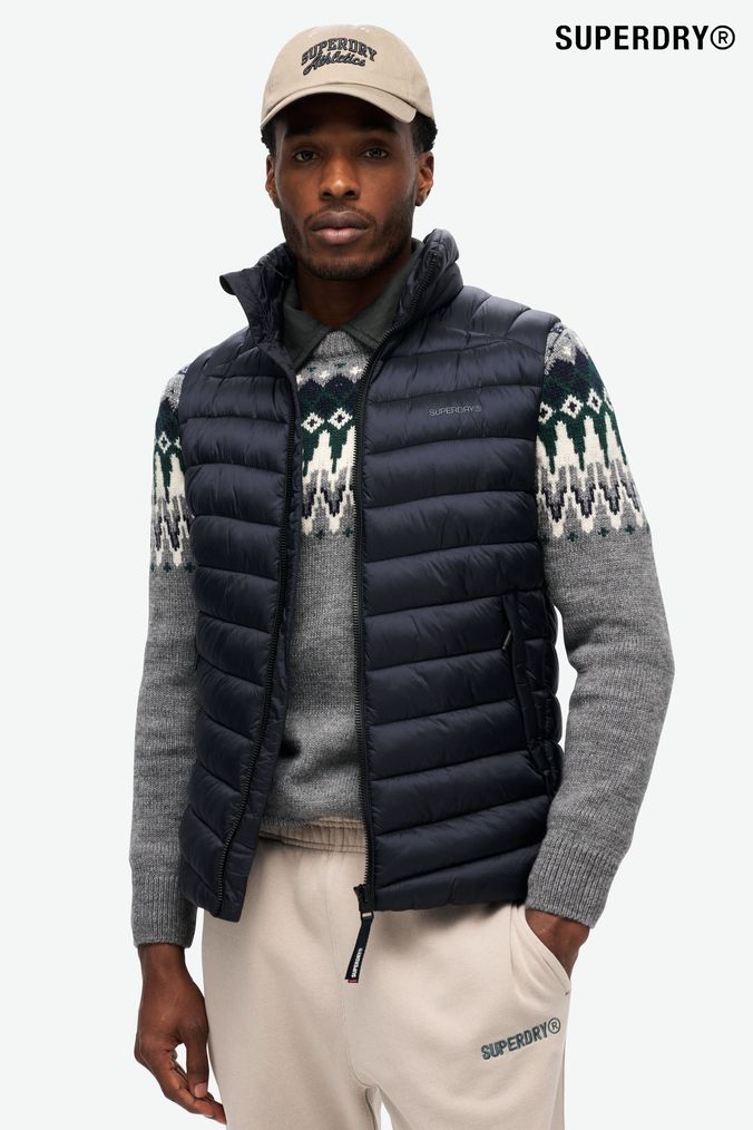 Mens Superdry Gilets Casual Sportswear Gilets Next UK