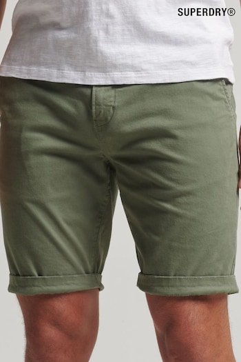 Superdry Green Core Chino Hilfiger Shorts (803809) | £40
