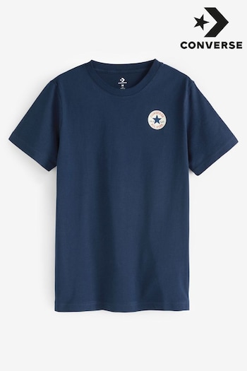 Converse STAR Blue Printed T-Shirt (803817) | £16