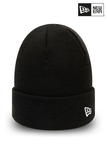 New Era® Essential Black Cuff Knit Beanie Hat (804115) | £23