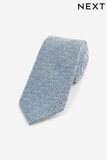 Light Blue Silk Textured Tie (804255) | £18