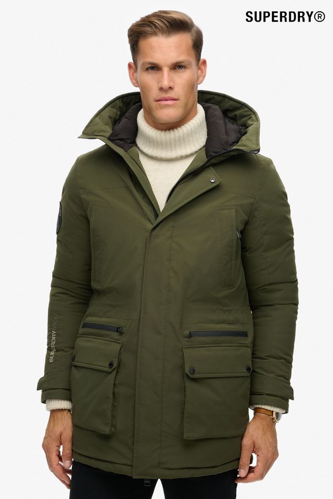 Men s Green Parkas Next UK
