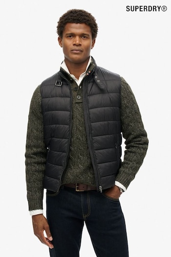 Superdry Black Lightweight Padded Gilet (804494) | £75