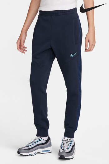 Nike thea Navy Sportswear Fleece Colourblock Joggers (804507) | £60