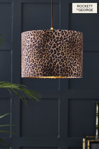 Rockett St George Leopard Love Drum Lamp Shade (804729) | £45