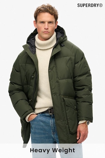 Superdry Olive Green Expedition Puffer Parka (805020) | £150