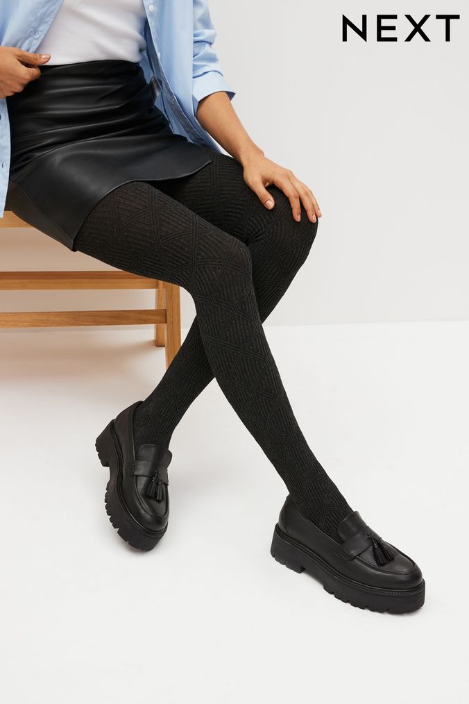 Grey wool cheap tights uk