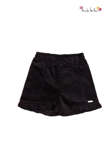 Nicole Miller Velvet Black Shorts (805377) | £27 - £30