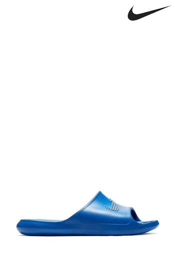 Nike block Blue/White Victori One Sliders (806200) | £23