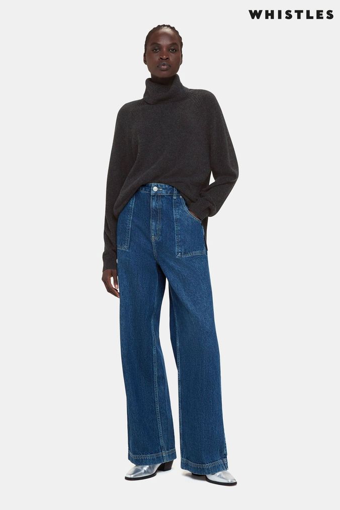 Whistles cashmere roll neck discount