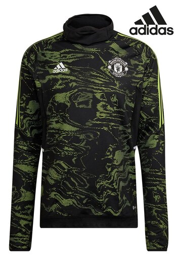 adidas Shoes Green Manchester United European Training Pro Warm Top (806273) | £100