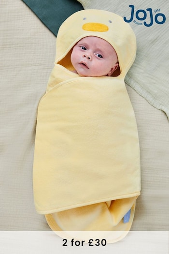 JoJo Maman Bébé Duck Baby Cuddler Towel (806499) | £19
