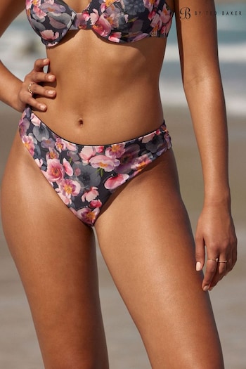 B By Ted Baker Pink/Grey Posie Bikini Bottoms (806557) | £34