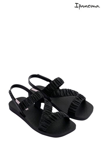 Ipanema Black Go Fever Sandals (806566) | £34