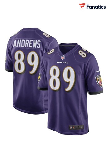 Nike Purple Baltimore Ravens Game Team Colour Jersey - New Orchid - Mark Andrews (806650) | £90
