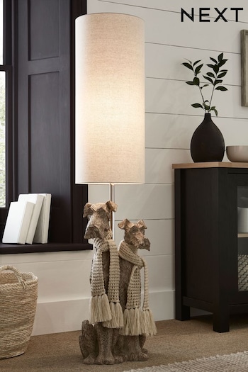 Natural Dog Friend Floor Lamp (807050) | £170