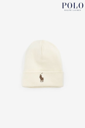 Polo Ralph Lauren Cream Hat (807132) | £55